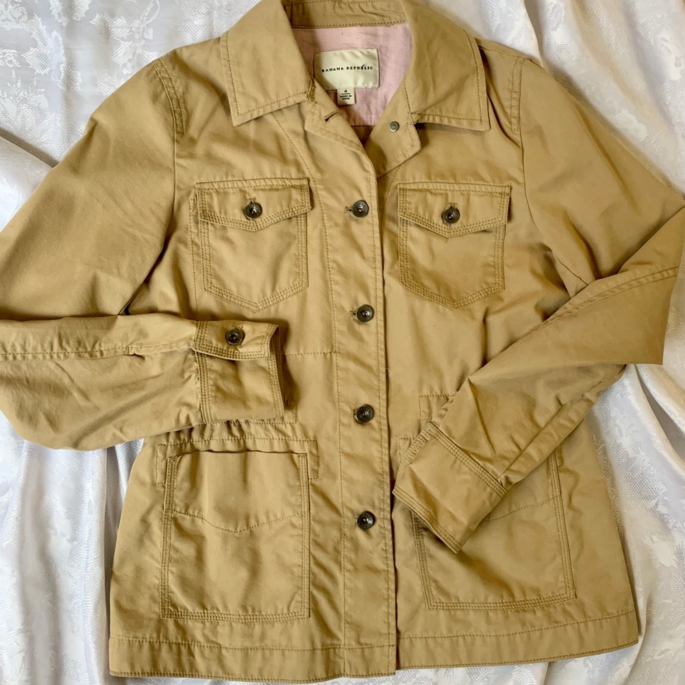Banana Republic Utility Safari Jacket woman size 4